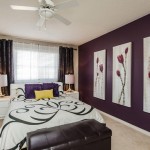 Purple Flowers in the Bedroom