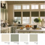 Green Neutrals Kitchen Using Benjamin Moore