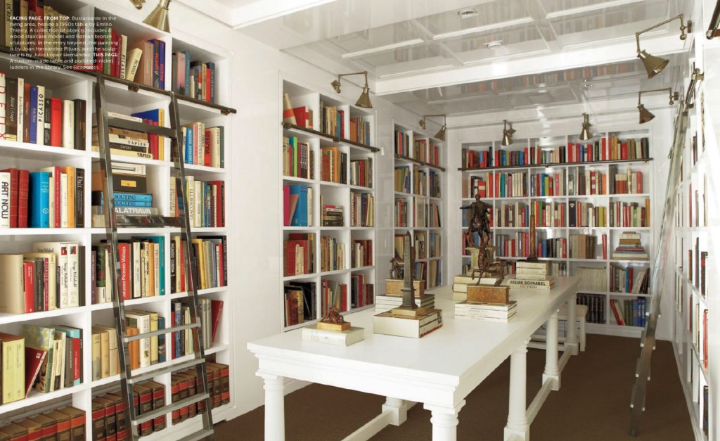home-library-painted-white