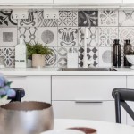 Black and White Pattern Cement Tiles