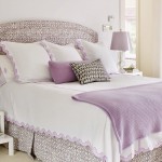 Traditional Lavender Master Bedroom