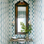 Small and Stylish Powder Room