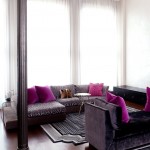 Dark Gray and Pink Accents
