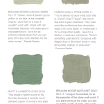 Green Paint Color Selection