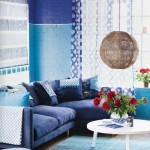 Two Toned Blue Living