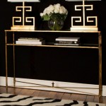 Gold, Black and White Foyer Elegance