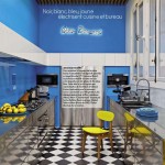 Blue and Yellow Kitchen