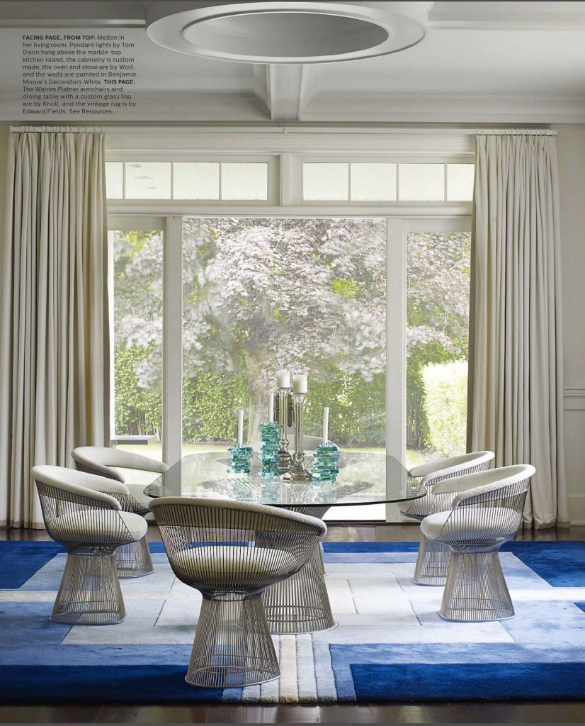 Contemporary Blue Dining