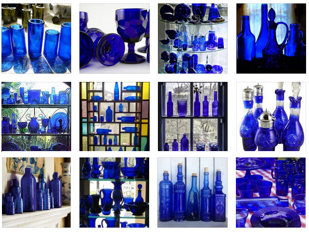 Cobalt Blue Glass Inspiration - Interiors By Color