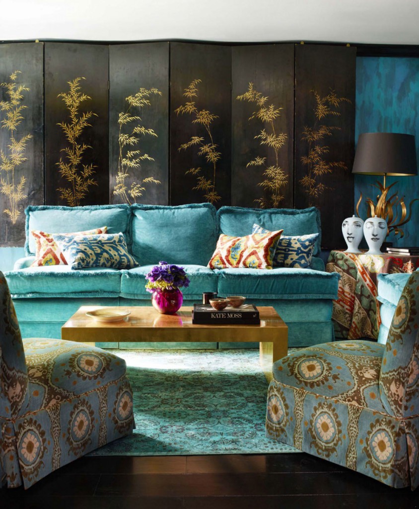 Turquoise Sitting Room