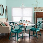 Teal Painted Dining Chair