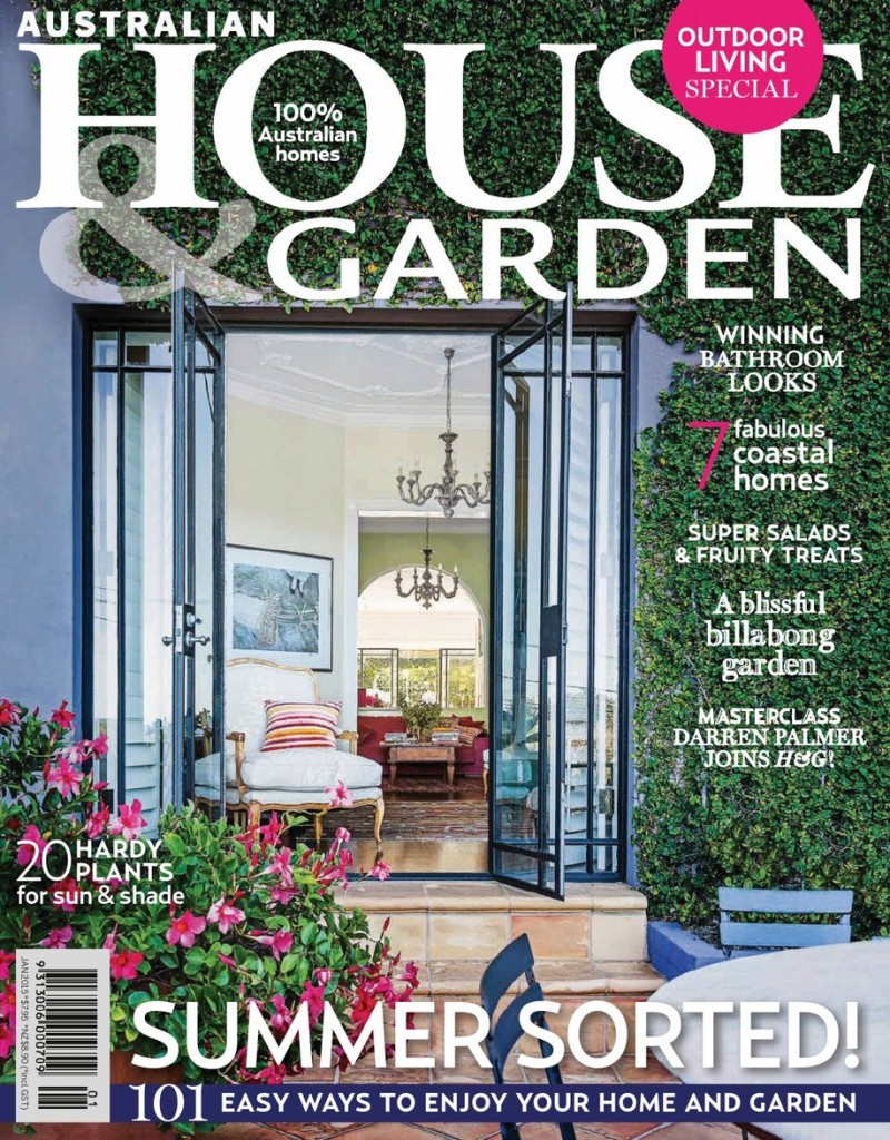 Australian House & Garden January 2015 Cover