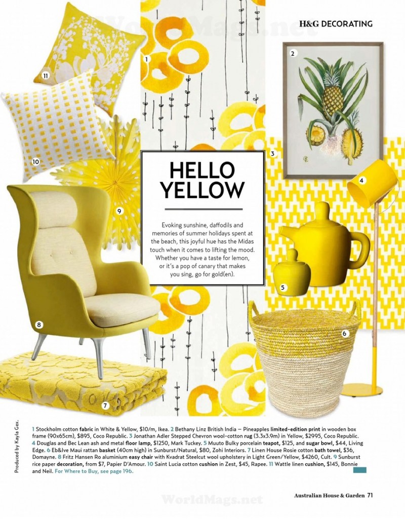 Hello Yellow Decorating