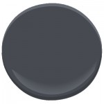 Benjamin Moore Witching Hour - black paint chip