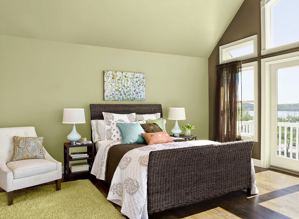 Guilford Green Bedroom Walls