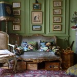 English Eccentric Drawing Room in Green