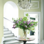 Stairs in Guilford Green and Chantilly Lace