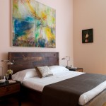 Contemporary Bedroom in Eggshell Pink