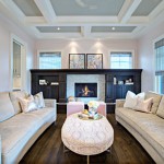 Sitting Room in Soft Pink and Gray
