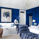 Benjamin Moore Patriot Blue Walls Guestroom