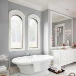 Contemporary Bathroom in Cool Gray and White