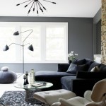 Contemporary Gray Living Area