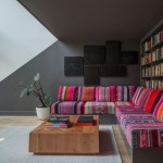 Contemporary Living in Dark Gray and Pink