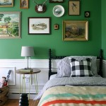 Vintage Styled Boys Room in Green