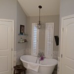 Master Bath Remodel in Sherwin Williams Repose Gray
