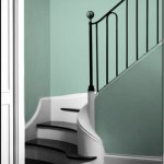 Sherwin Williams Aloe Staircase