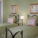 Florida Vacation Home- Guest Bedroom in Green