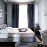 Gray Layered and Textured Master Bedroom