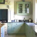 Traditional Kitchen in Breakfast Room Green and Dix Blue