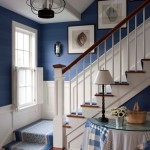 Blue coastal themed entry