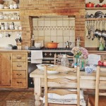 Country Kitchen in Warm Wood Tones