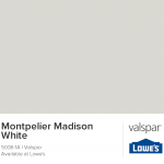 Montpelier Madison White by Valspar