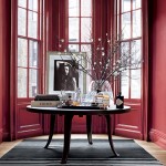 Windows Painted in Ralph Lauren's Townhouse Red Paint Color