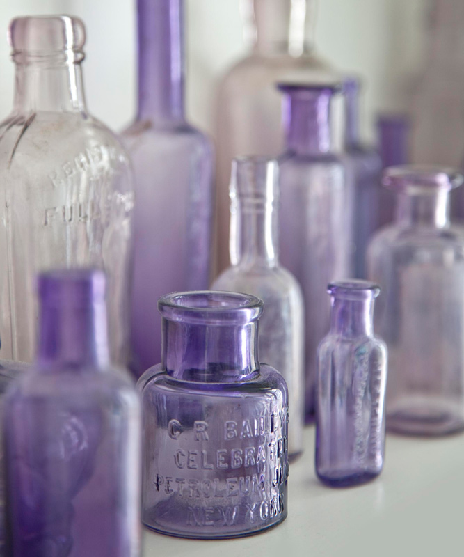 lavender bottle collection