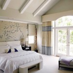 Neutral Bedroom with Blue Accents