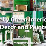 Kelly Green Interior Decor and Paints