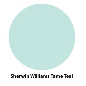 Sherwin Williams Tame Teal