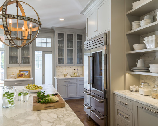 12 Beautiful Gray Kitchen Cabinets, Benjamin Moore Gray Kitchen Island