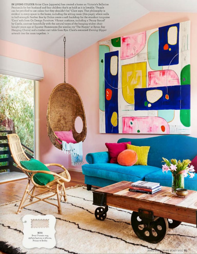 Walls painted in half strength Feather Boa by Dulux Interiors By Color