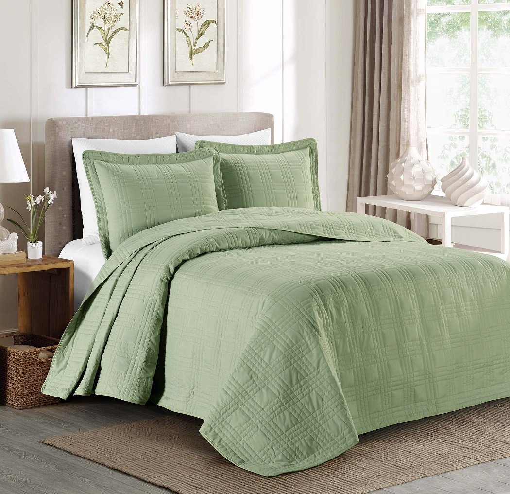 Top 5 Green Bedspreads You Ll Love Interiors By Color