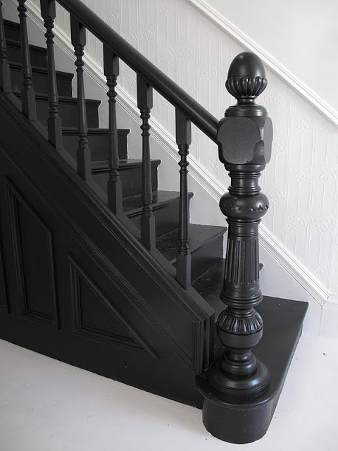 Farrow and Ball Pitch Black 256 - Interiors By Color