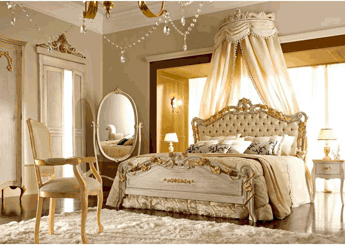 Chateau Style Decorating bedroom