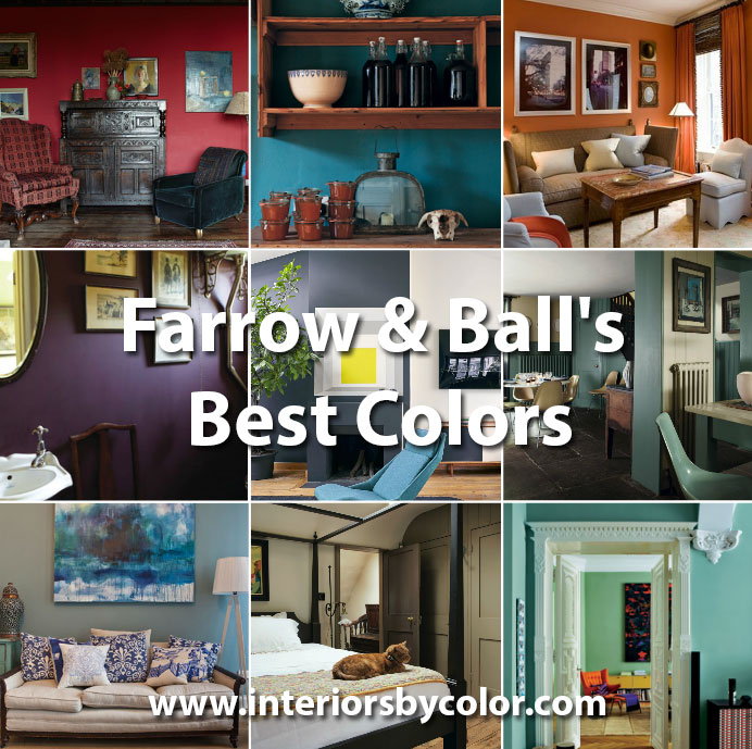 Great Rooms Painted in Farrow & Ball's Best Colors