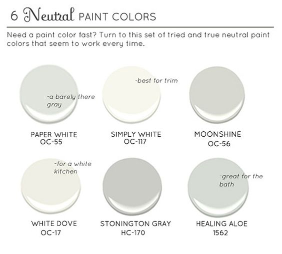 Best Neutral Paint Color Palettes for Your Entire House - Interiors By ...