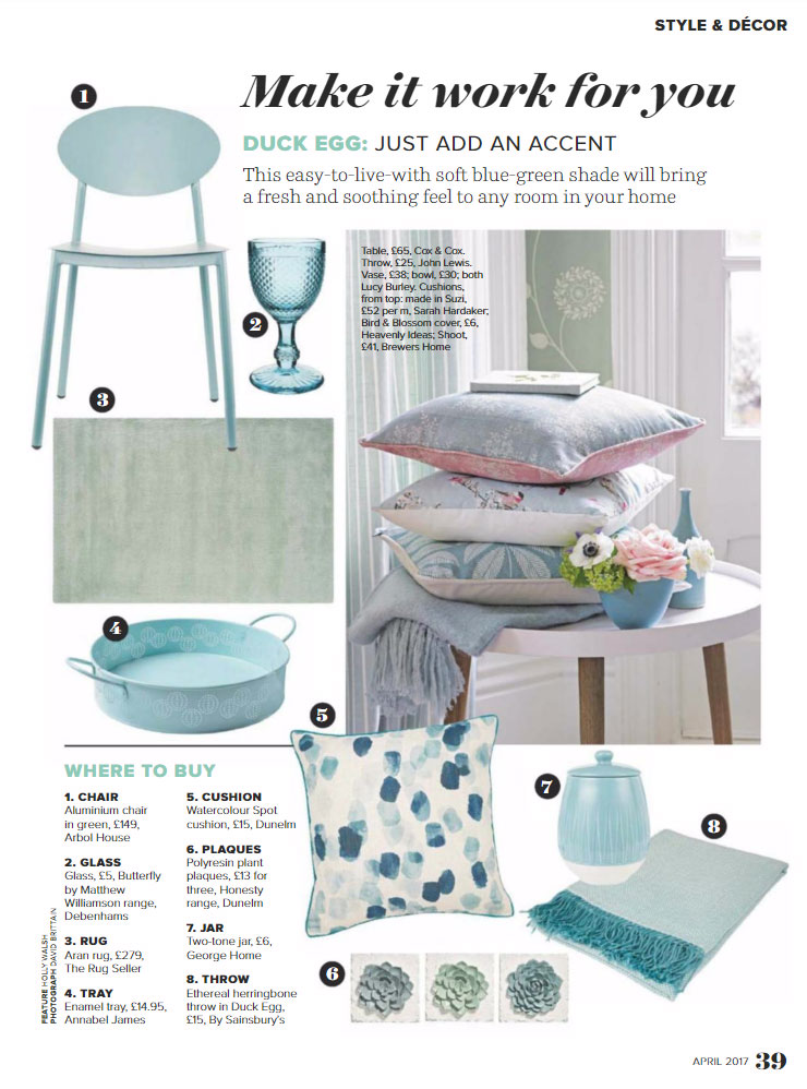 Decorating with Duck Egg and Color Schemes That Work