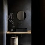 Bathrooms with Black Walls